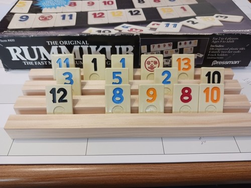 Handmade wooden rummikub - handmade,