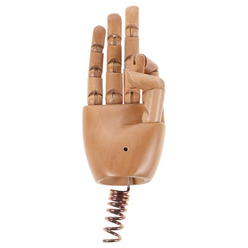 Wooden articulated figure - wooden,