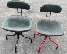 FINE EVERAUT  INDUSTRIAL FACTORY SWIVEL OFFICE  ARMCHAIR CHOICE  OF 2 WE DELIVER