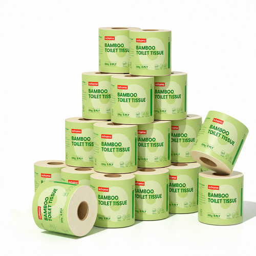 Rolls bamboo toilet - 27,
