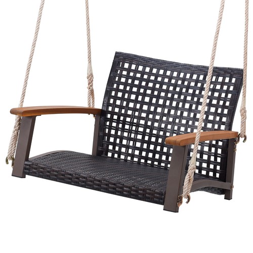 Rattan porch swing - rattan, patio