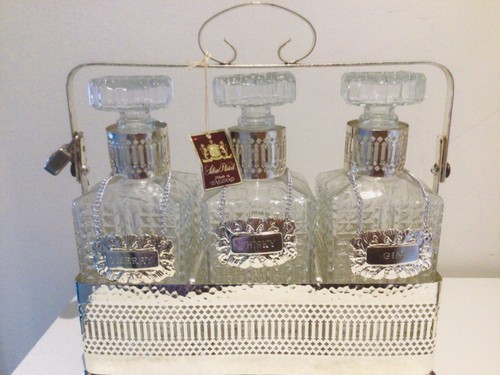 Glass decanter set elegant 3 - -,