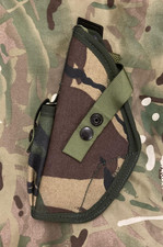 British Army Holster LH PLCE Webbing DPM Woodland Genuine Issue NEW