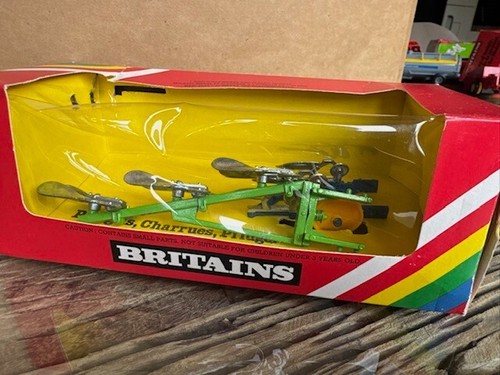 Britains farm plough - farm,