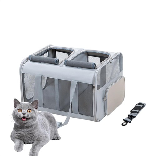 Light gray double compartment - light,