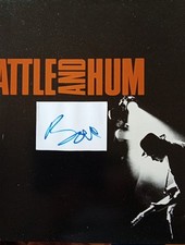 BONO U2 LEAD MAN  signed CARD