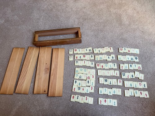 Vintage romanian rummikub - romanian,