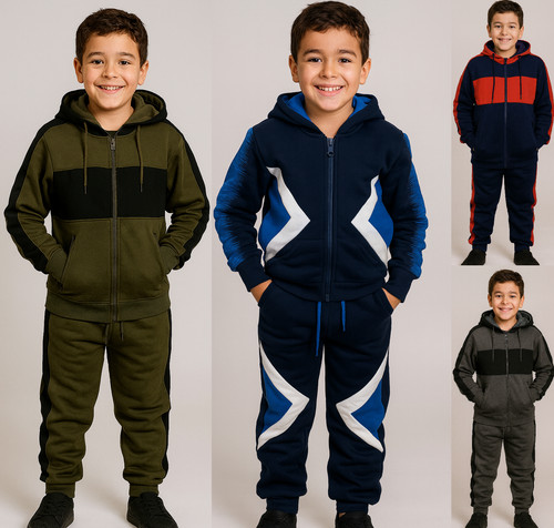 Kids boys zip tracksuits - boys,