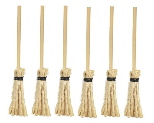Dolls house besom - 6, brooms