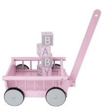 Chad Valley Tiny Treasures Wooden Wagon    New In Box 