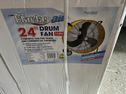 Fan clarke air - drum, 110v