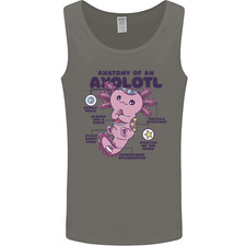 Axolotl Anatomy Mens Vest Tank