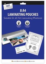 8PK A4 Laminator Sleeves 140
