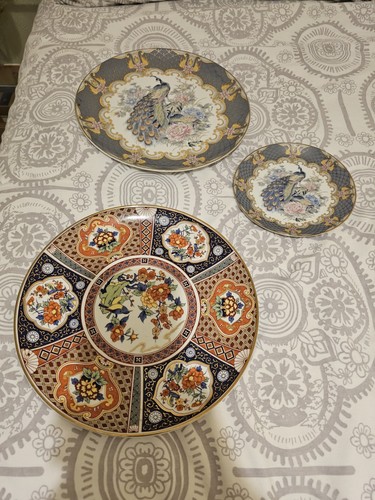 Japan imari porcelain plates - imari,