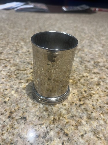 Hammered metal silverplate - hammered,