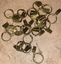 25mm Curtain Rings with Clips