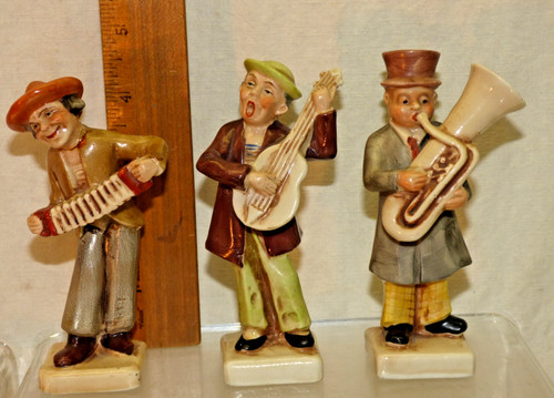 Vintage musician figurines - vintage,