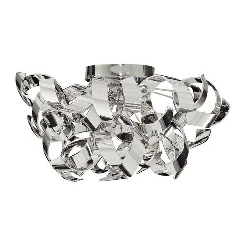 Light curly chrome finish - light,