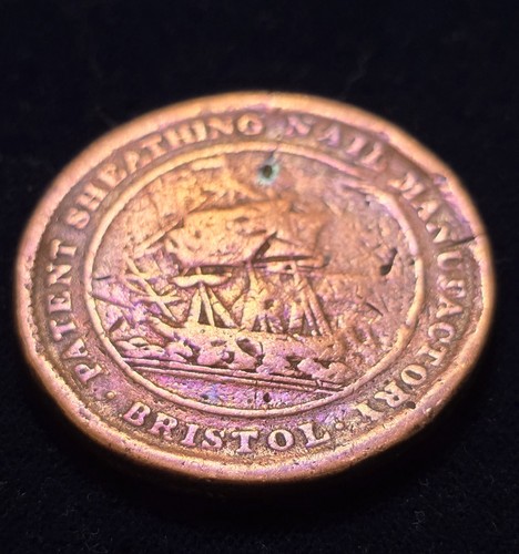 1811 bristol penny token - penny,