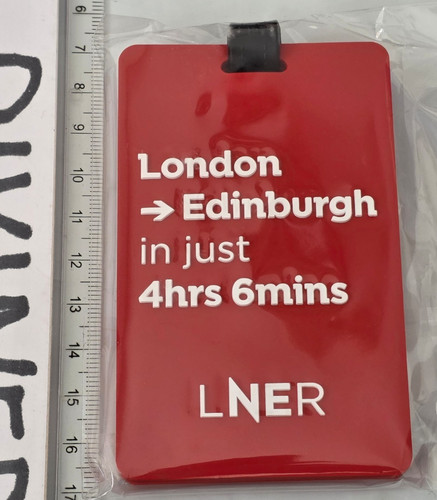 Lner trains luggage bag - luggage, tag