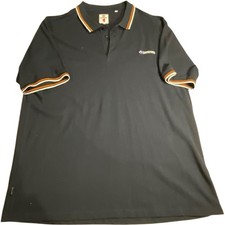 Lambretta Polo Shirt 1XL Navy Mod Revival Retro Y2K Tipping Cotton Top