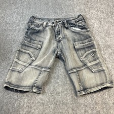 Voi Cargo Denim Shorts Mens
