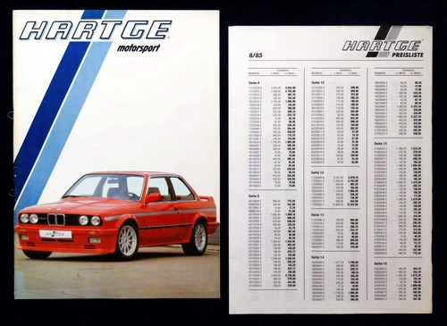 Hartge bmw brochure with - brochure, price
