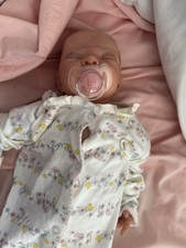 Reborn Baby Painted by Denise Hall , Half Cloth , Does show Body Parts