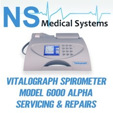 Service of Vitalograph Model 6000 Alpha Spirometer | UK | READ DESCRIPTION!!!