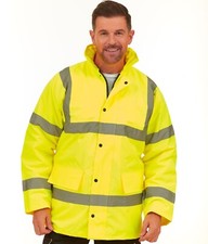 Yoko Jacket Waterproof Coat Hi Vis High Viz Winter Lined Foul Weather Protection