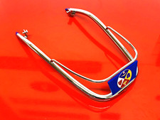 VESPA RALLY 180 200 TS125 SPRINT CHROME CUPPINI DOUBLE TUBED FRONT BUMPER BARS