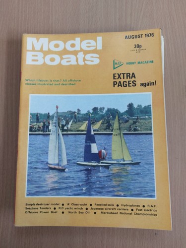 Model boats magazine august - model,