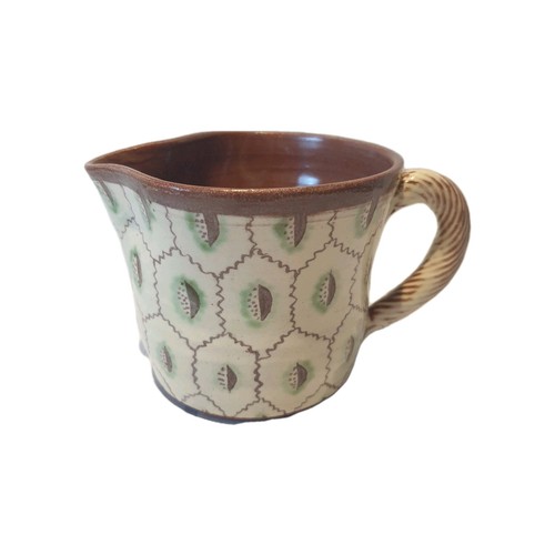 Slipware pottery jug 2011 - pottery,