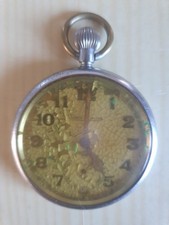 Jaeger LeCoultre GSTP WWII Military  Pocket Watch. Yellow lens. 