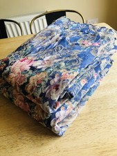 Country wide Curtains Heritage duck egg blue floral  104" each by 62" drop