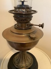 Vintage Veritas Brass Oil Lamp
