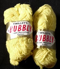 TWILLEY'S BUBBLY Super Mercerised Cotton in Yellow (2 x 1 oz)