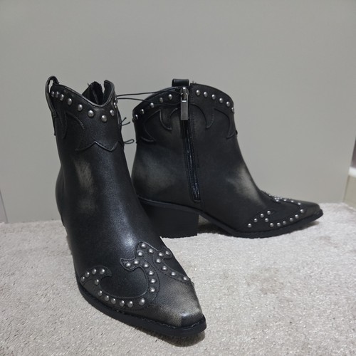 New look faux leather western - new,