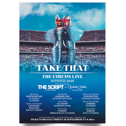 Take that music poster - take,