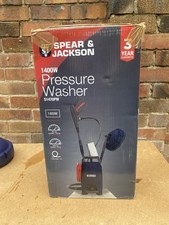 Spear And Jackson 1400W Compact Pressure Washer - S1470PW
