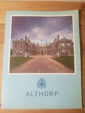 Althorp Memorabilia Summer Opening 1998 Princess Diana Lady Diana Wales Brochure