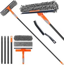 Window Cleaner Tool for Home, Long Handle 151 cm Squeegee Kit for Glass, Car Win