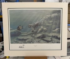 NIgel Hemming - Trivial Pursuit - Otter & Fish( Plain Mount ) - In Stock