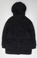 Topshop Women's Black Puffer