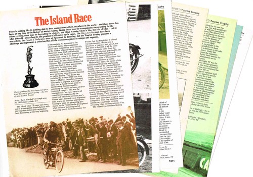 Vintage tourist trophy isle - trophy,