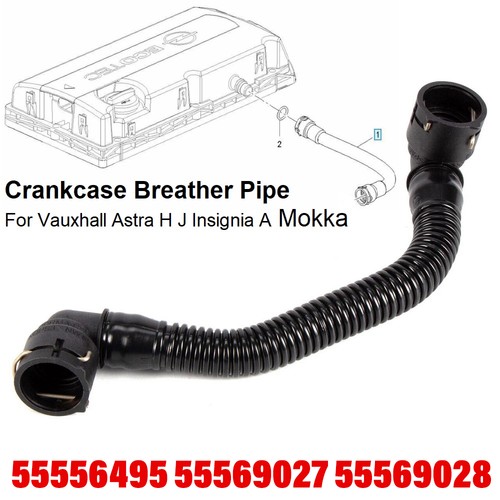 Crankcase breather pipe hose - breather,