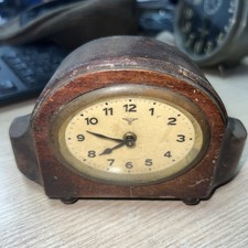 Friedrich Mauthe Schwennigen FMS Antique Alarm clock. Small Mantle clock shape