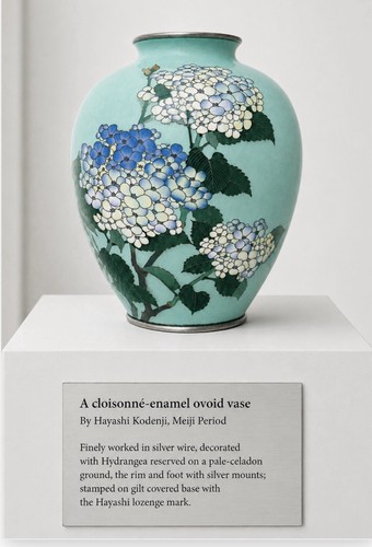 Antique japanese cloisonne - japanese,