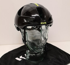 Kask Utopia Black Yellow Fluo Helmet 52-58cm 260g Boxed