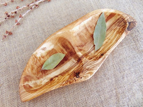 Olive wood bowl handmade - wood,